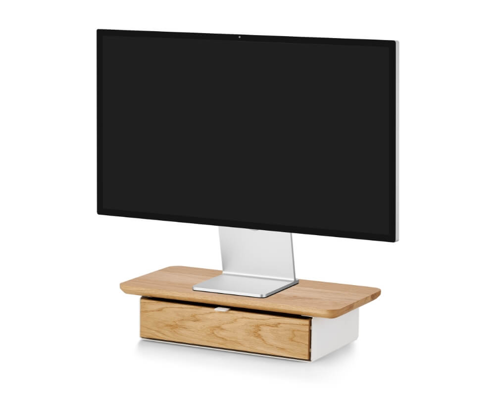 oakywood desk shelf mini oak white single drawer wooden amsterdam urban lifestyle sustainable 1303oakwsd 4