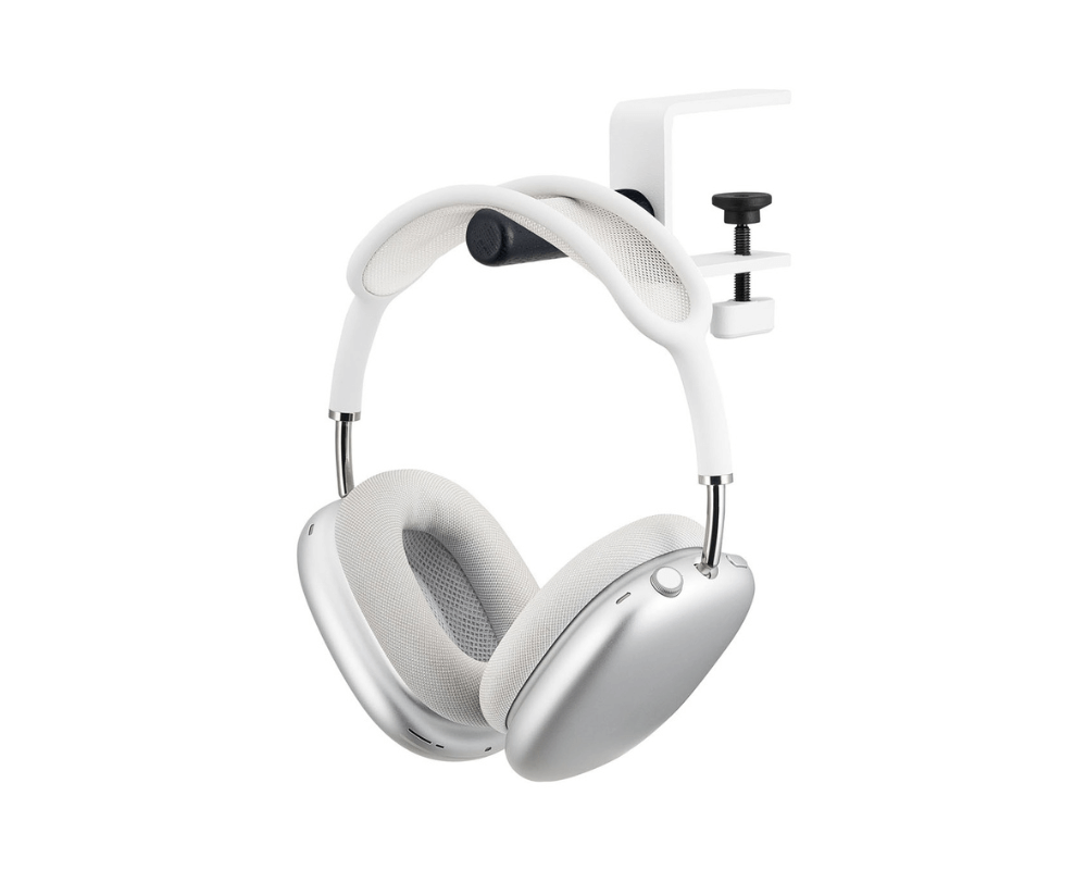 Desk-Mounted Headphone Hook