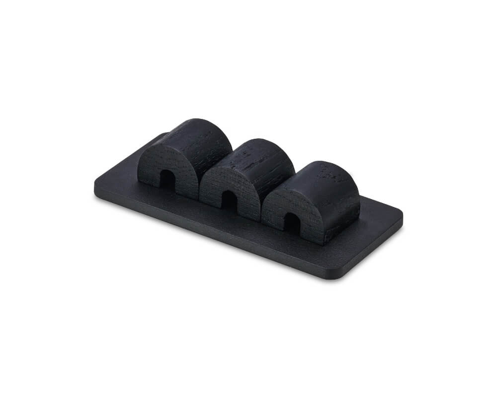 oakywood magnetic cable holder black black wooden amsterdam 1910blkblk 1