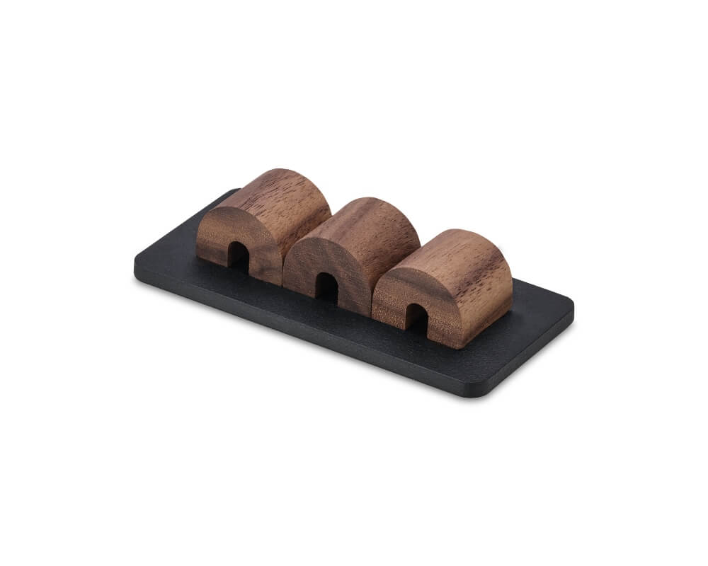 oakywood magnetic cable holder walnut black wooden amsterdam 1910wnblk 1 (2)