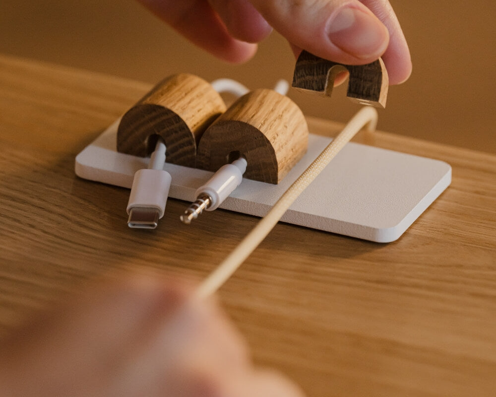oakywood magnetic cable holder wooden amsterdam lifestyle urban sustainable 7