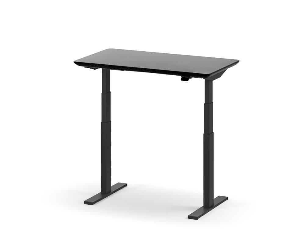 oakywood standing desk pro mini black black wooden amsterdam 18p11blks 2