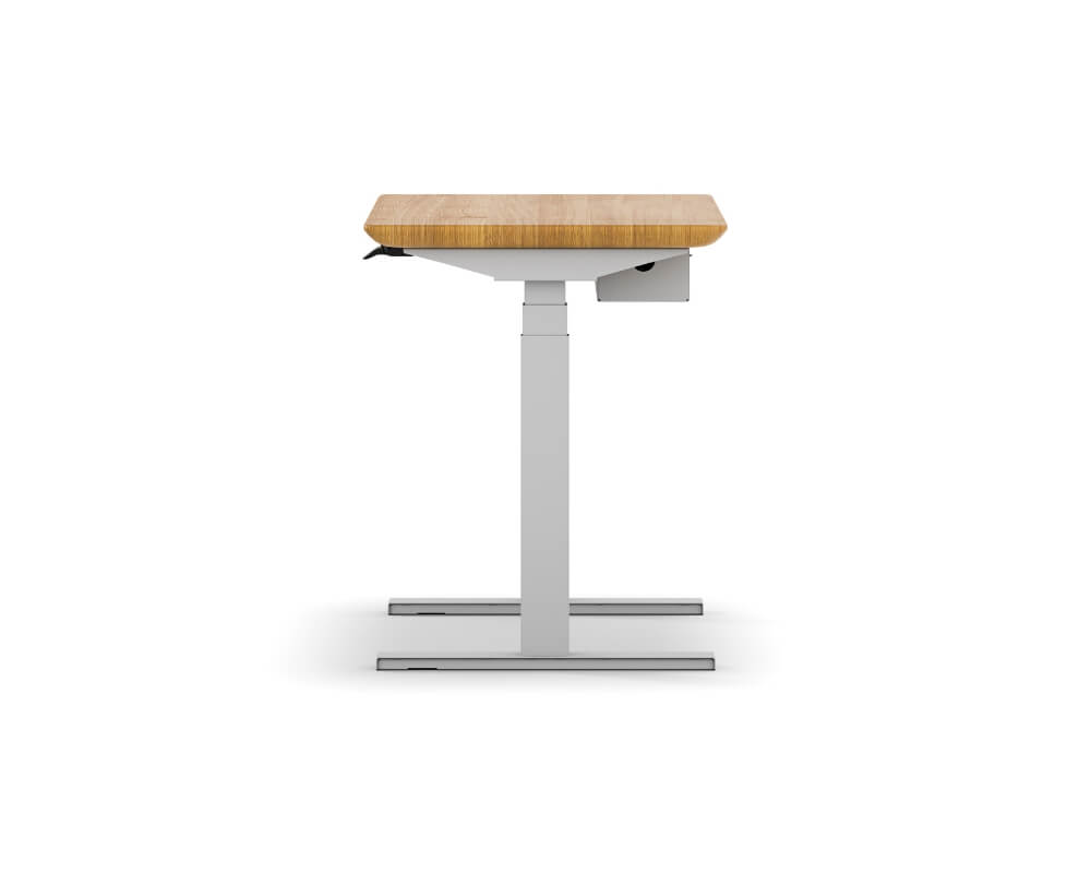 oakywood standing desk pro mini bundle oak white wooden amsterdam 18p11oakwhs 3