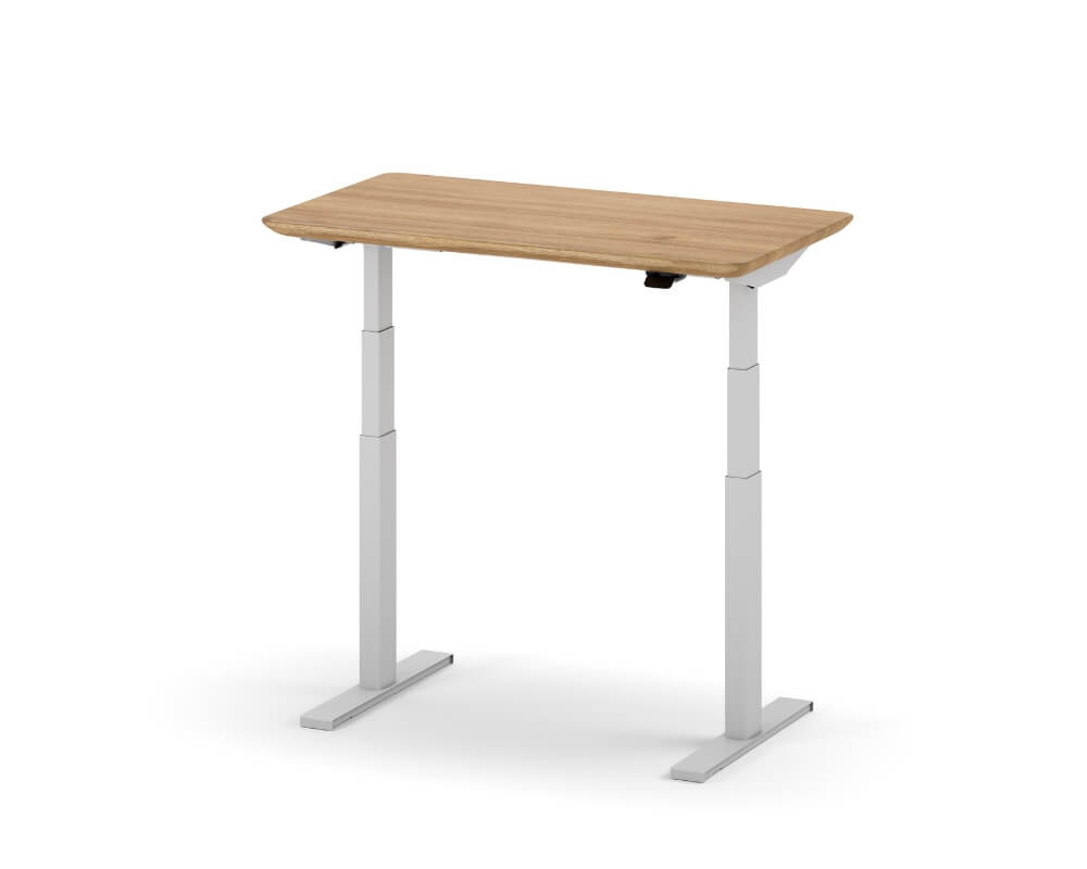 oakywood standing desk pro mini oak white wooden amsterdam 18p11oakwhs 2