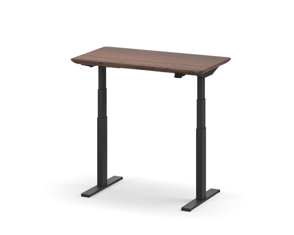 oakywood standing desk pro mini walnut black wooden amsterdam 18p11wns 2