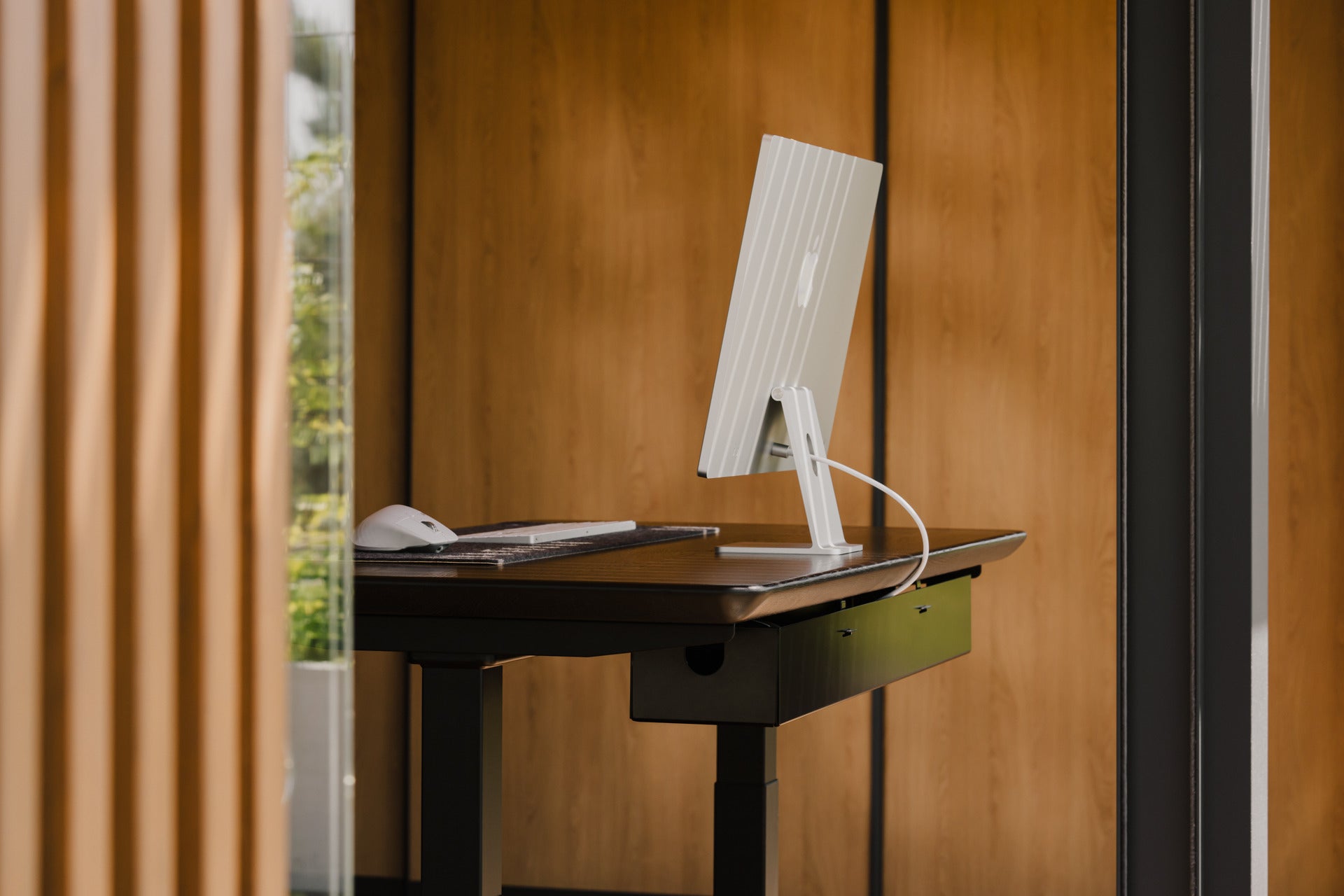 underdesk organizer tray black