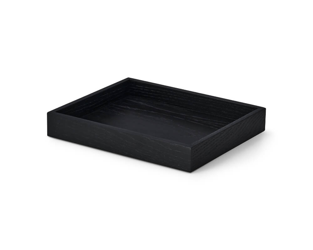 oakywood valet tray black medium wooden amsterdam 1909blksm 1