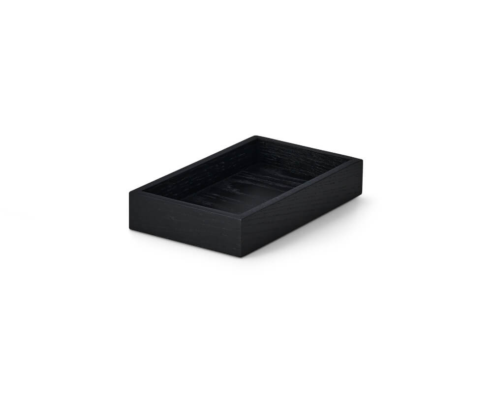 oakywood valet tray black small wooden amsterdam 1909blkss 2