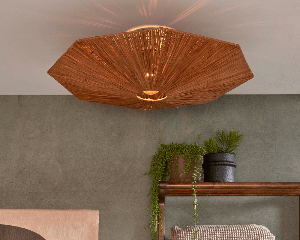 panama ceiling lamp brown large good and mojo