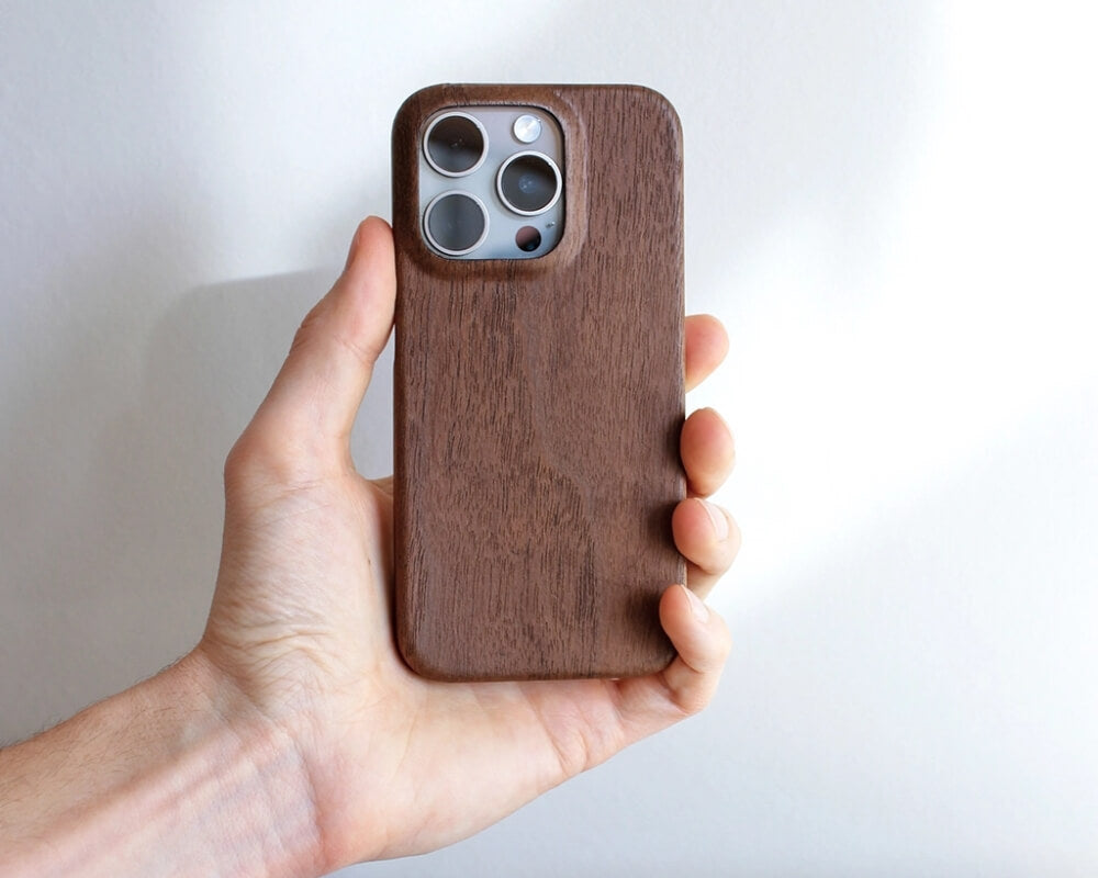 rauw walnut iphone case slim wooden amsterdam design sustainable 5