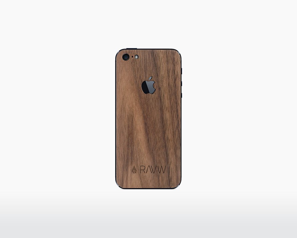 rauw wooden iphone 5 cover walnut front on webshop wooden amsterdam.jpg