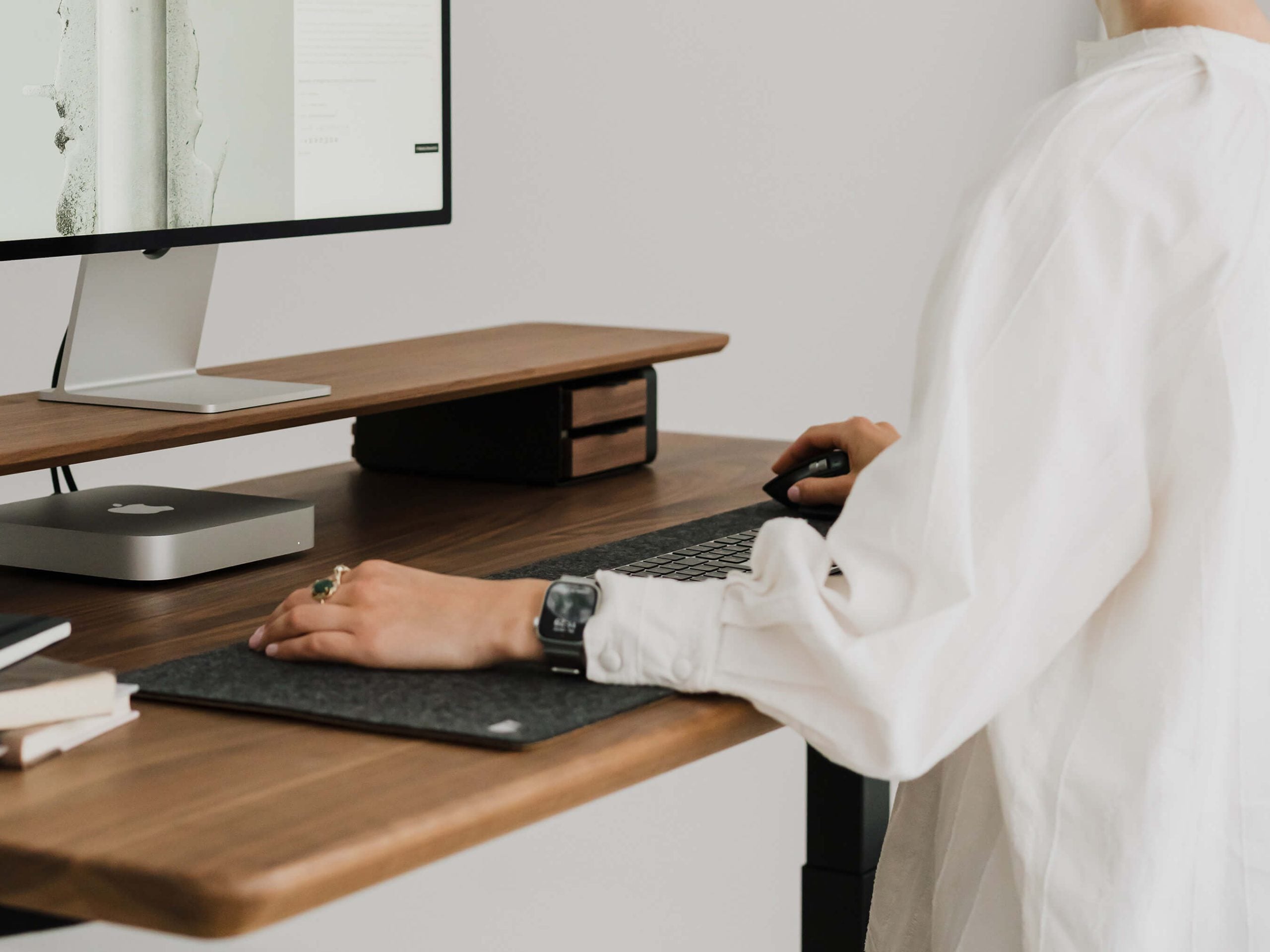 small modular drawer dual desk shelf add on