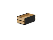 small modular drawer oak dual black legs dual desk shelf add on oakywood