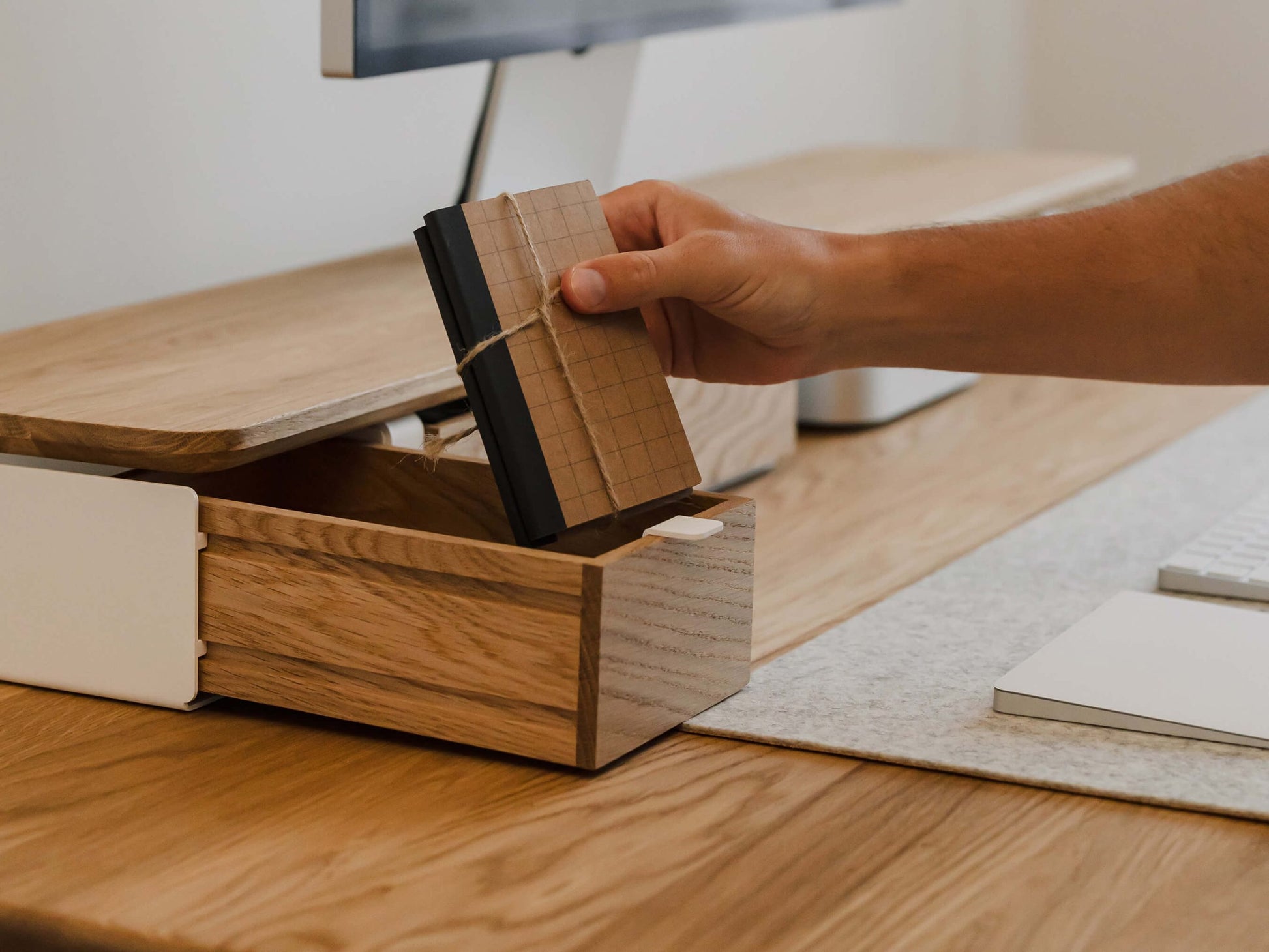 large modular drawer dual desk shelf add on