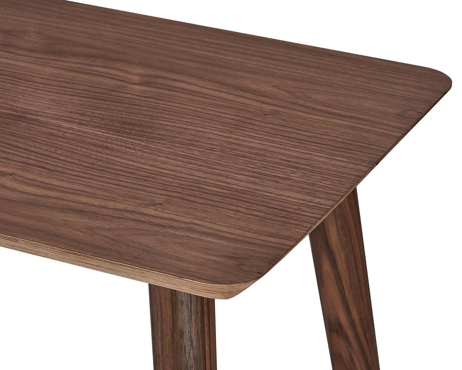 solid classic desk walnut veneer 002