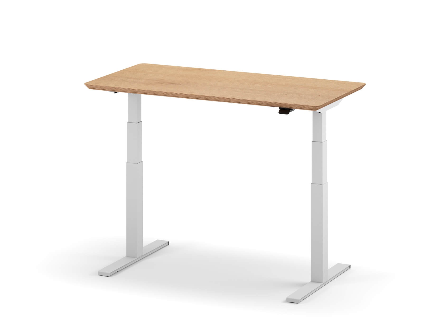 standing desk oak veneer