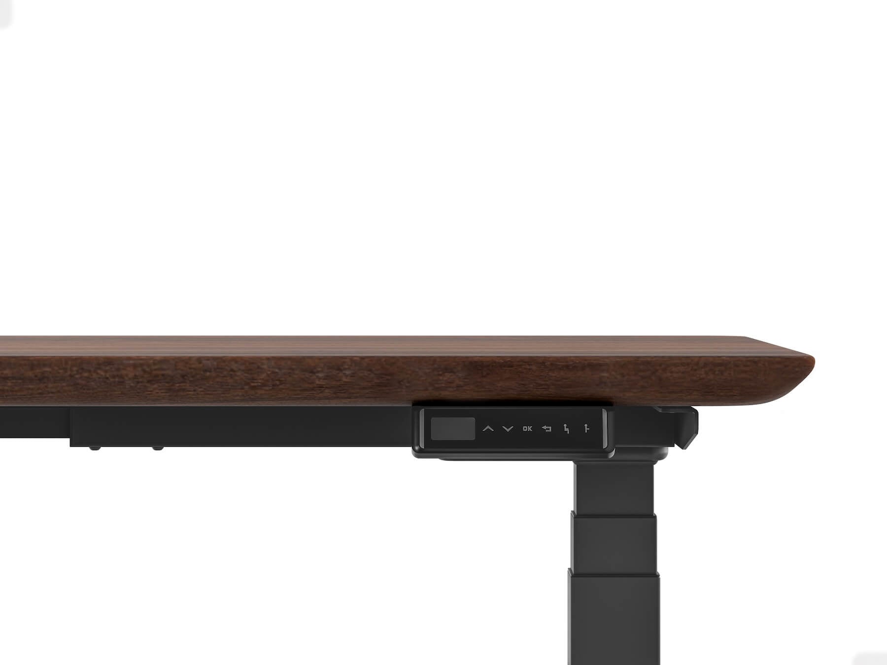 standing desk solid walnut
