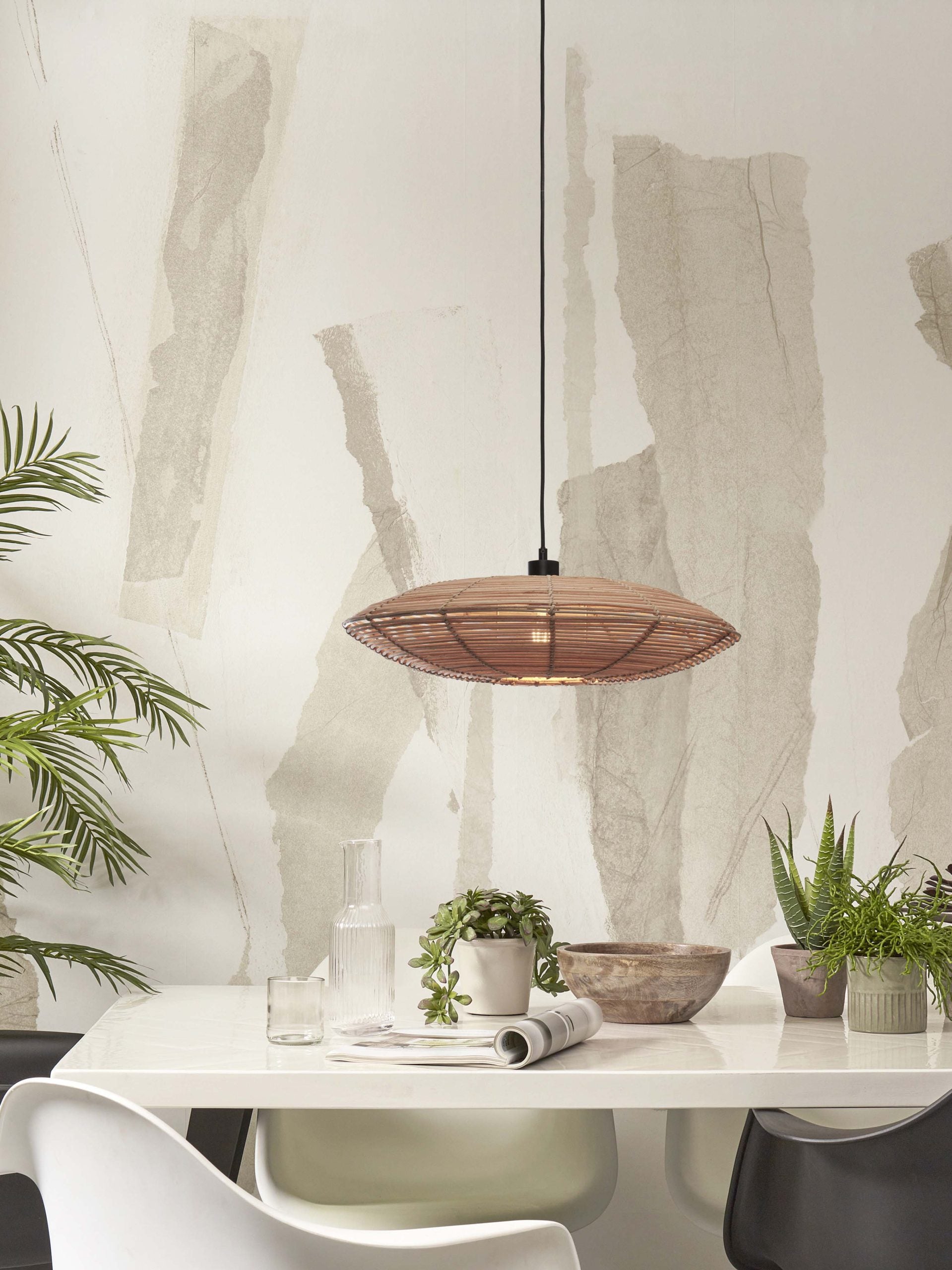 Hanglamp - TANAMI - Rotan - Schijf