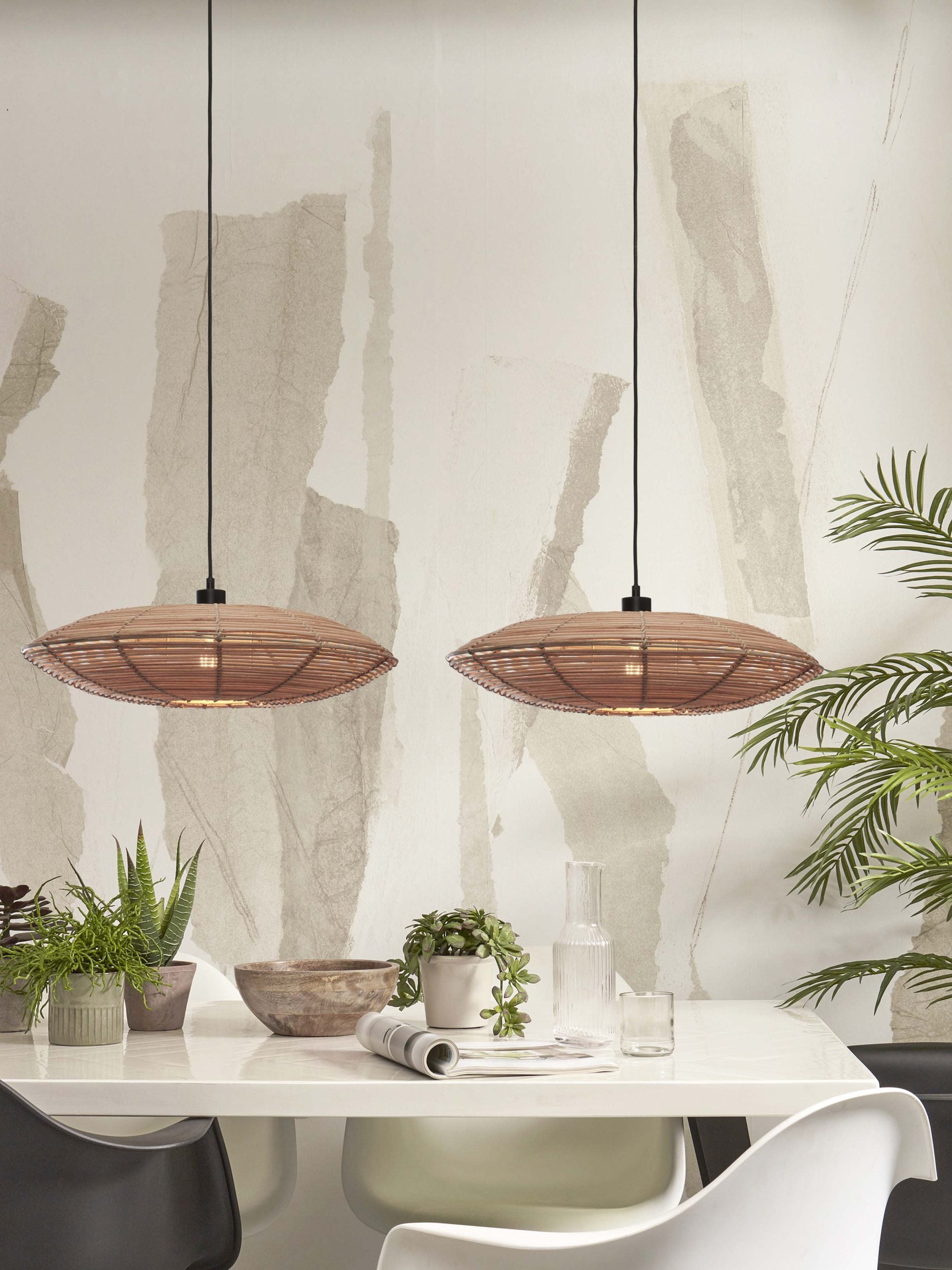 Hanglamp - TANAMI - Rotan - Schijf