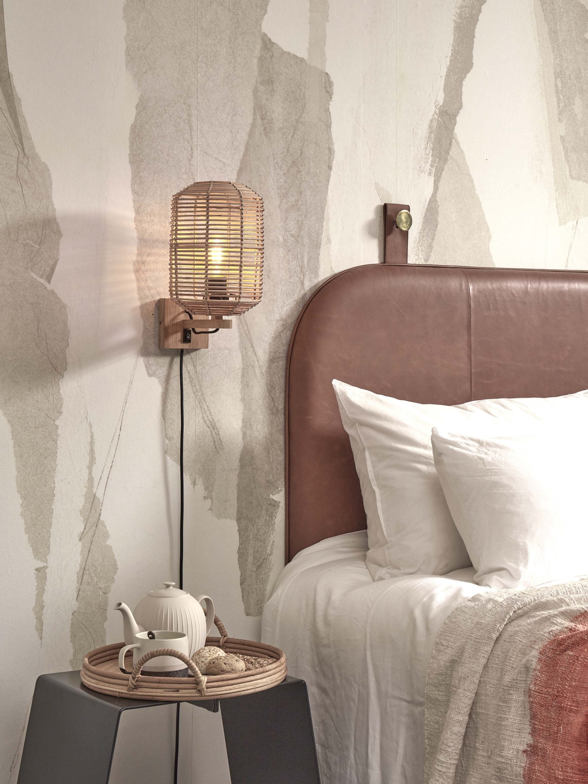 Wall Lamp - TANAMI - Rattan - Tube