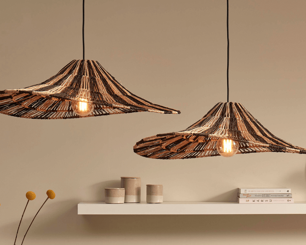 hanging lamp cuzco jute