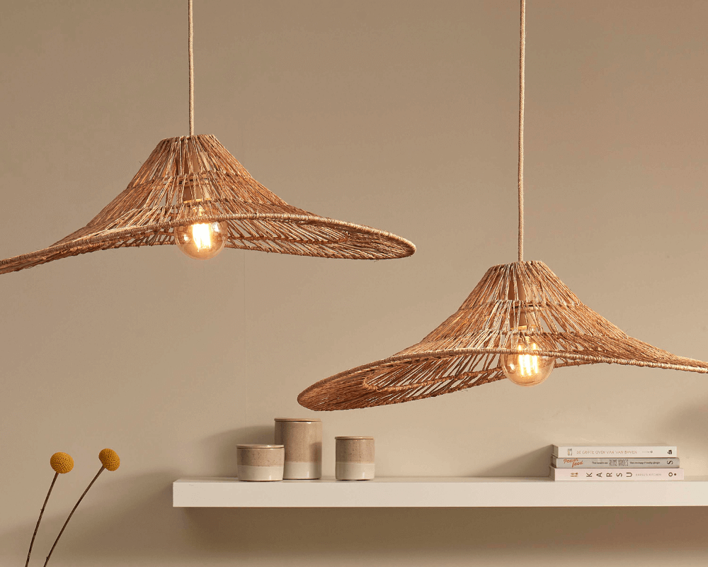 hanging lamp cuzco jute