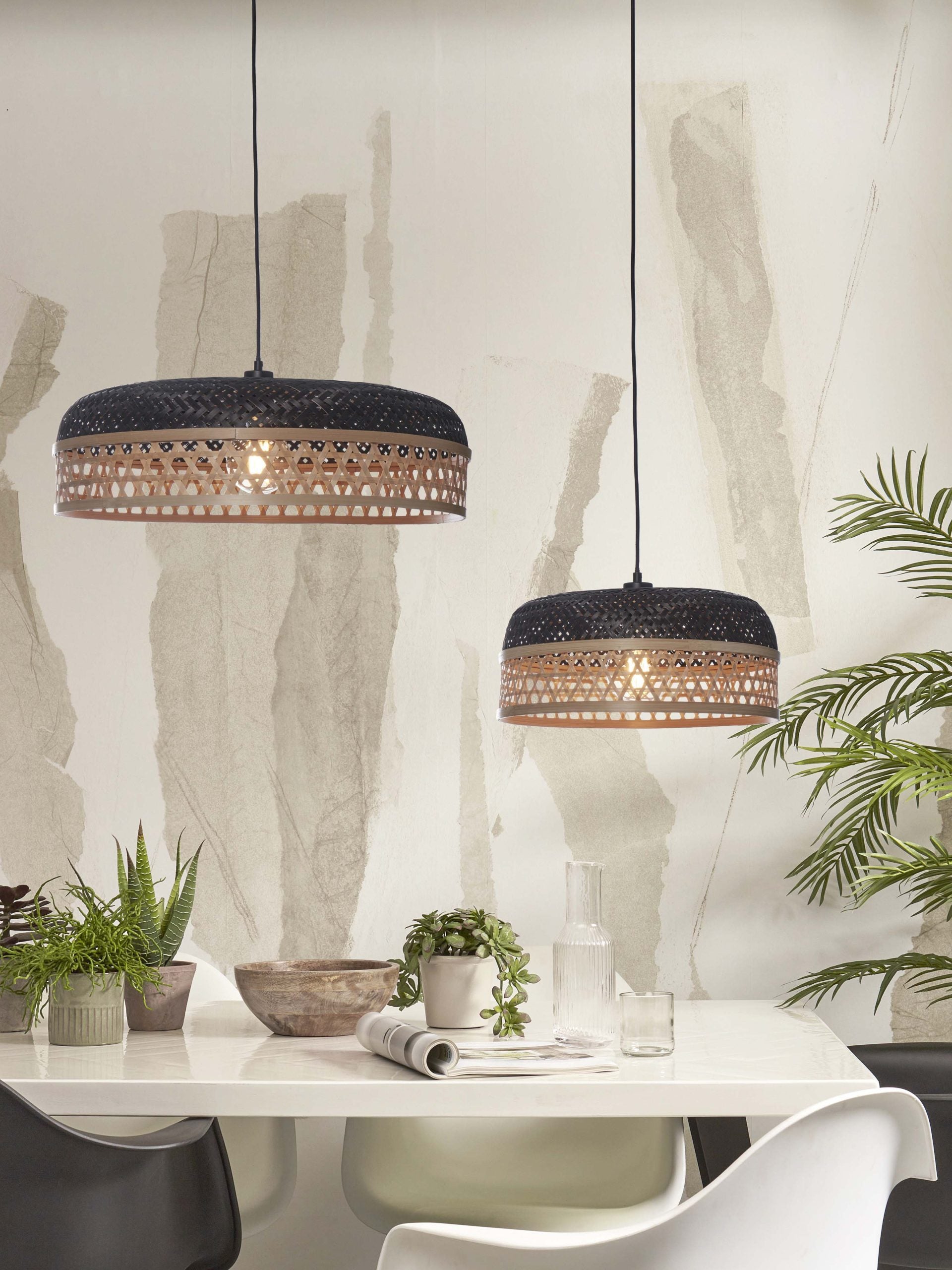 Hanging Lamp - UBUD - Single Shade - Set of 2