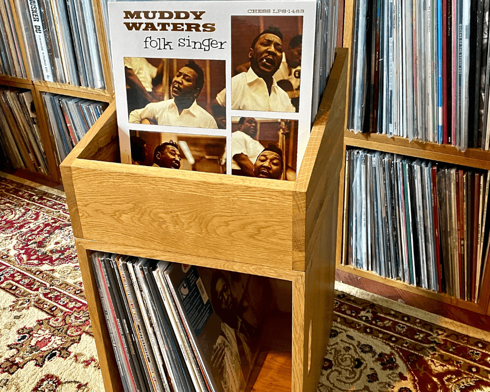 vulgar display of 12" vinyl records add on