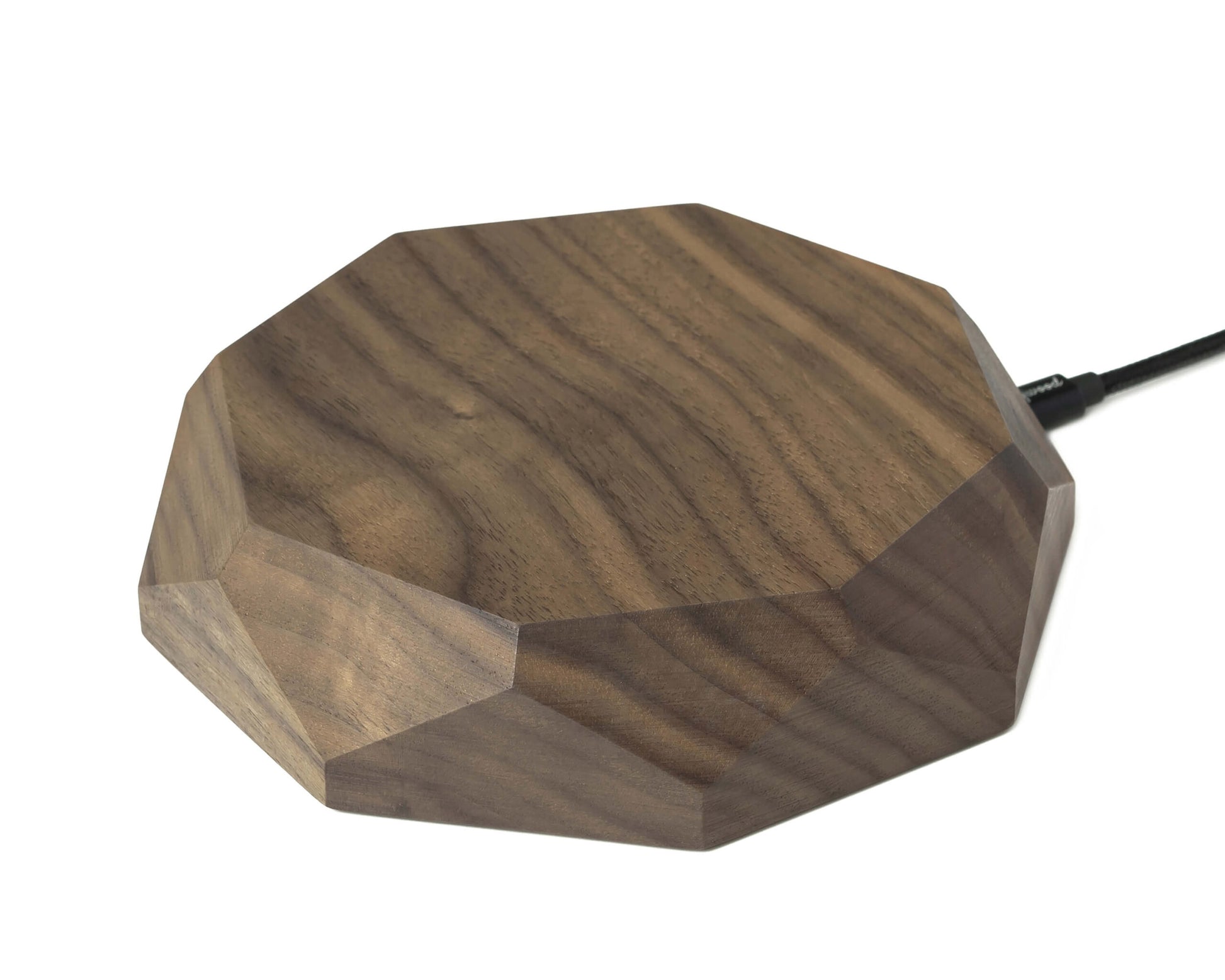 wireless charger geometric walnut oakywood 2
