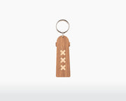 wooden keychain amsterdam amsterdammertje pole walnut maple wood characteristic netherlands on webshop wooden amsterdam.jpg.jpg