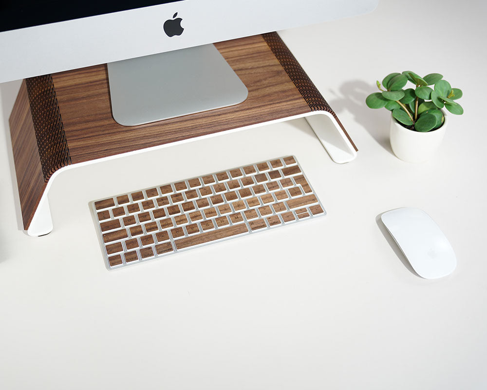 wooden monitor stand rauw walnut wood nature office design on webshop wooden amsterdam.jpg
