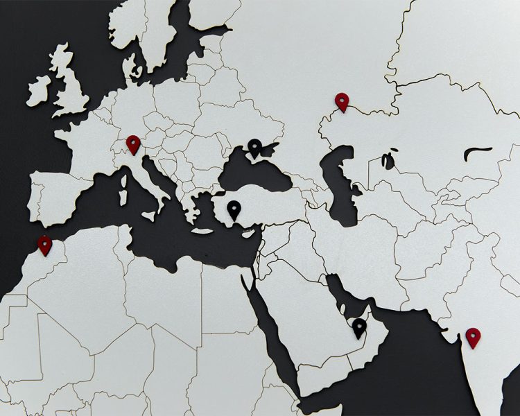 Wooden World Map - DIY - HDF