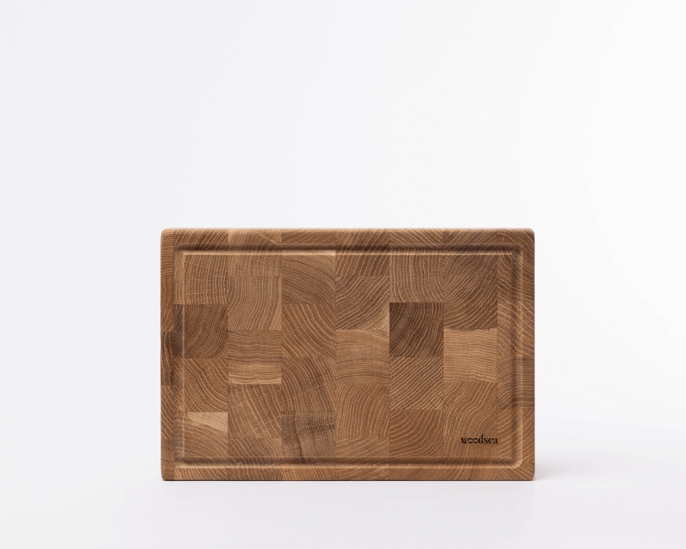 woodsea cutting board woodstone rectangular oak small 30 20 3 cm