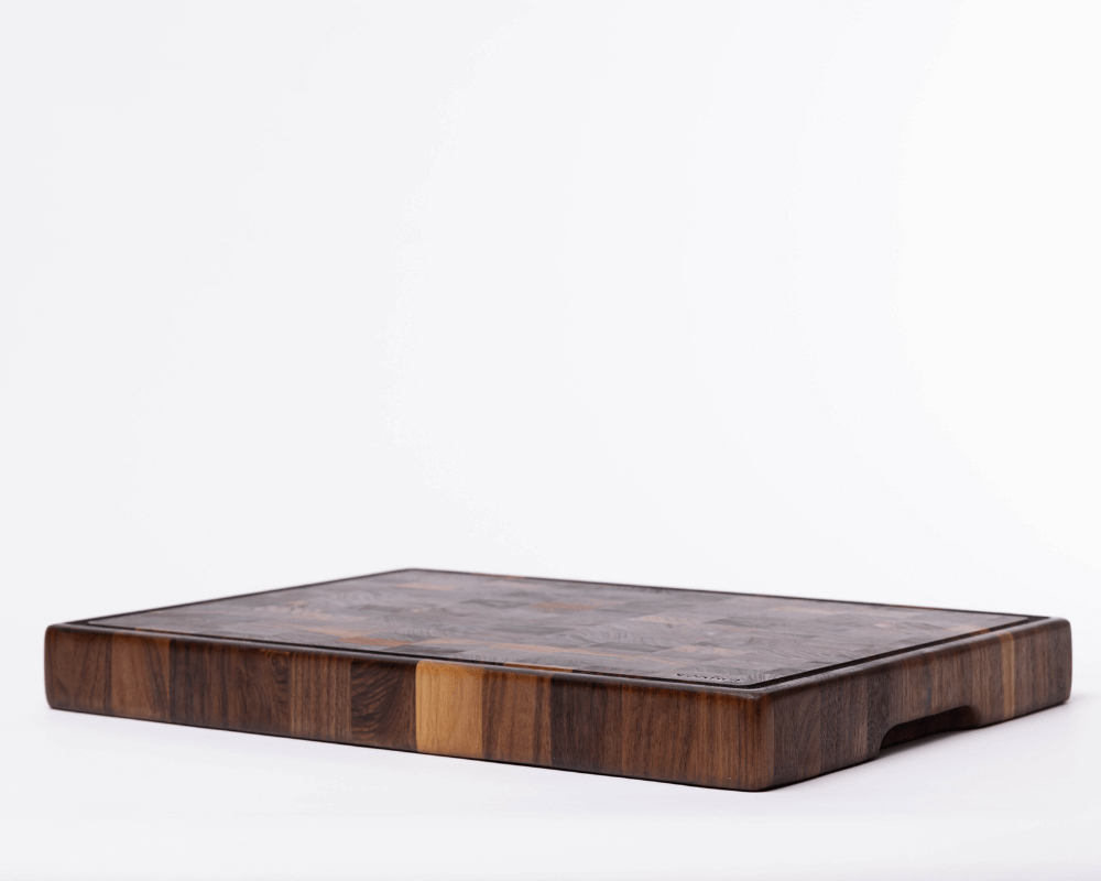 woodsea cutting board woodstone rectangular walnut small 40 26 5 cm flat