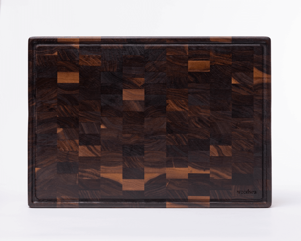woodsea cutting board woodstone rectangular walnut small 40 26 5 cm