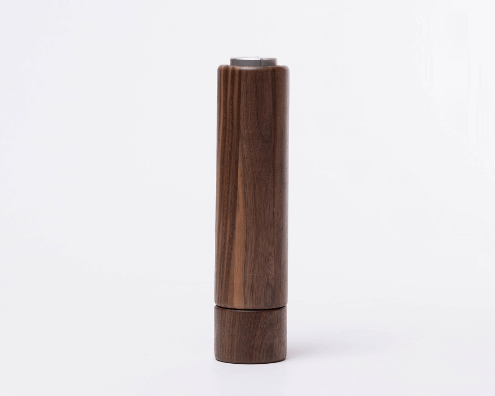 woodsea salt and pepper set upside down walnut single