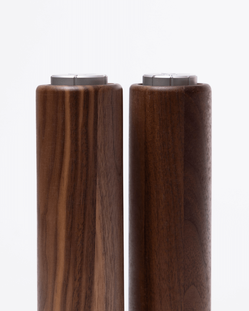 woodsea salt and pepper upside down walnut
