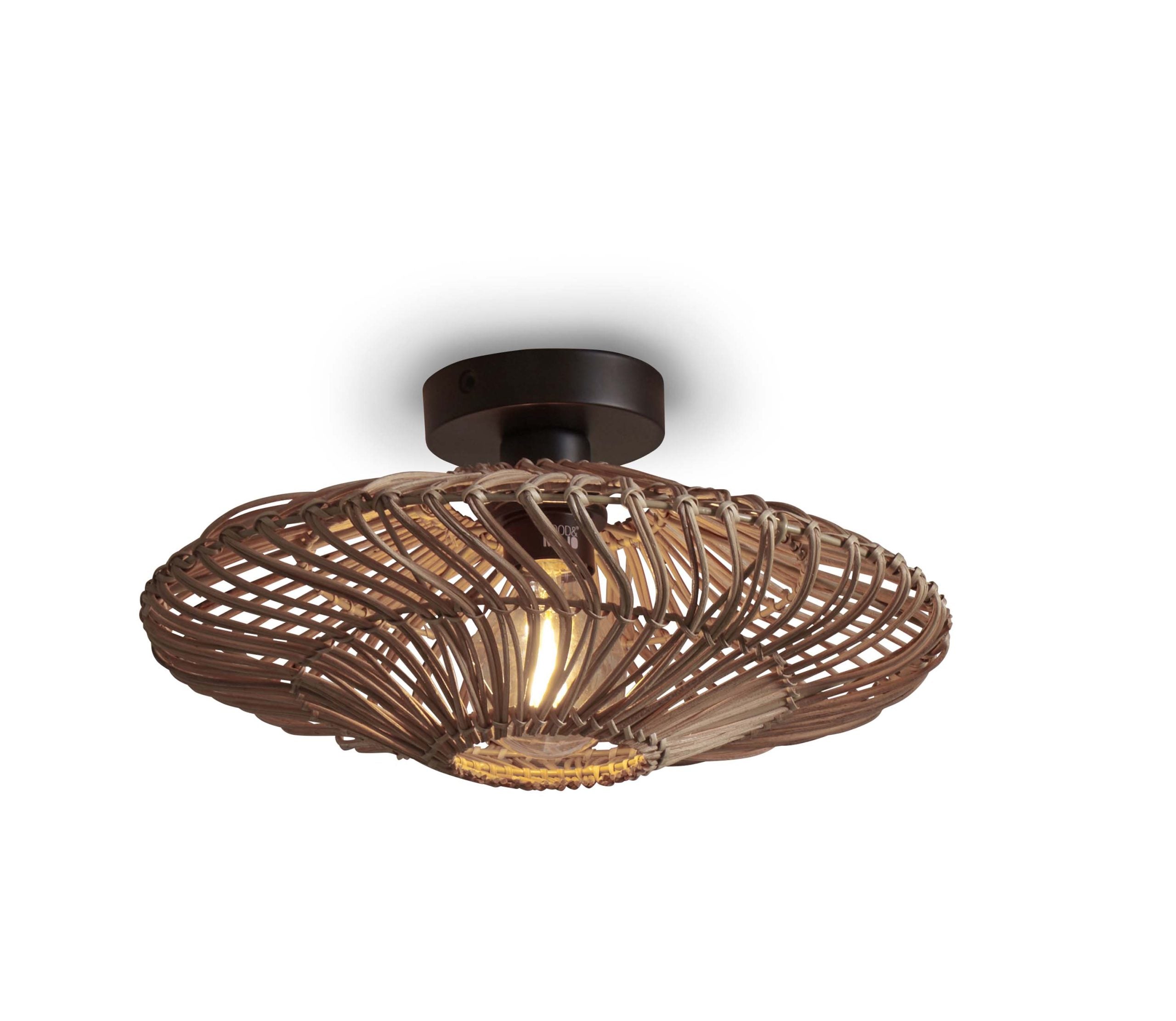 Ceiling Lamp - ZANZIBAR - Rattan / Flat