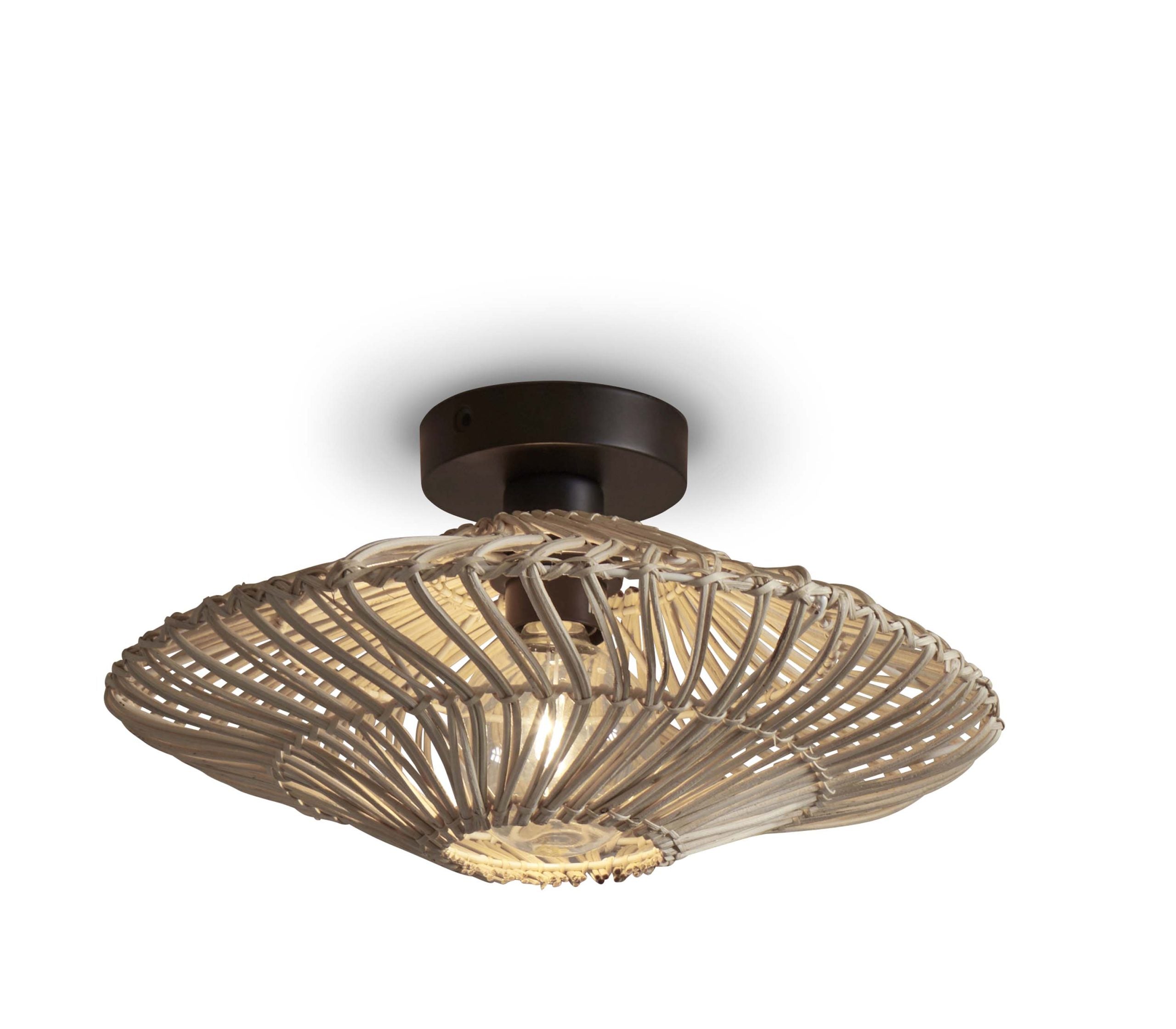 Ceiling Lamp - ZANZIBAR - Rattan / Flat