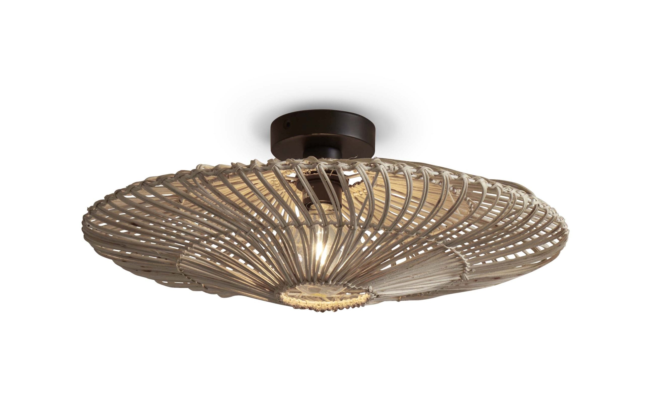 Ceiling Lamp - ZANZIBAR - Rattan / Flat