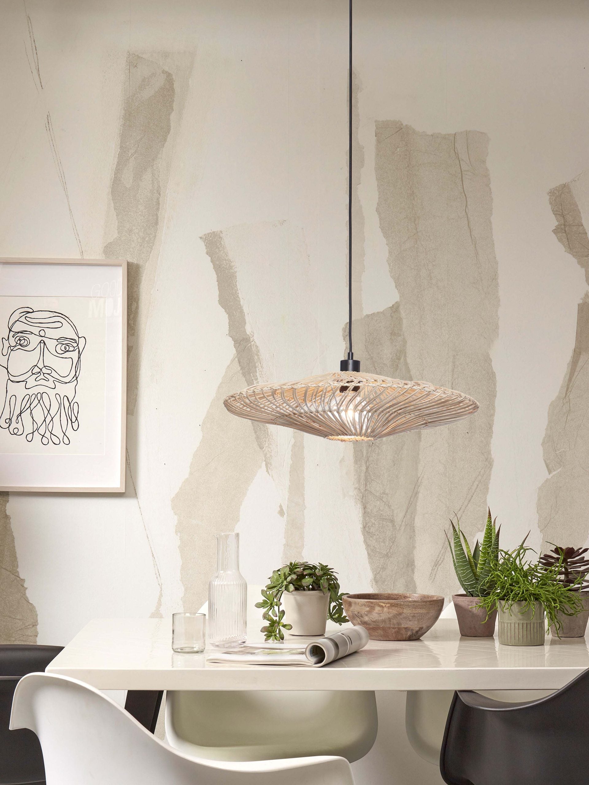 Hanging Lamp - ZANZIBAR - Rattan / Flat